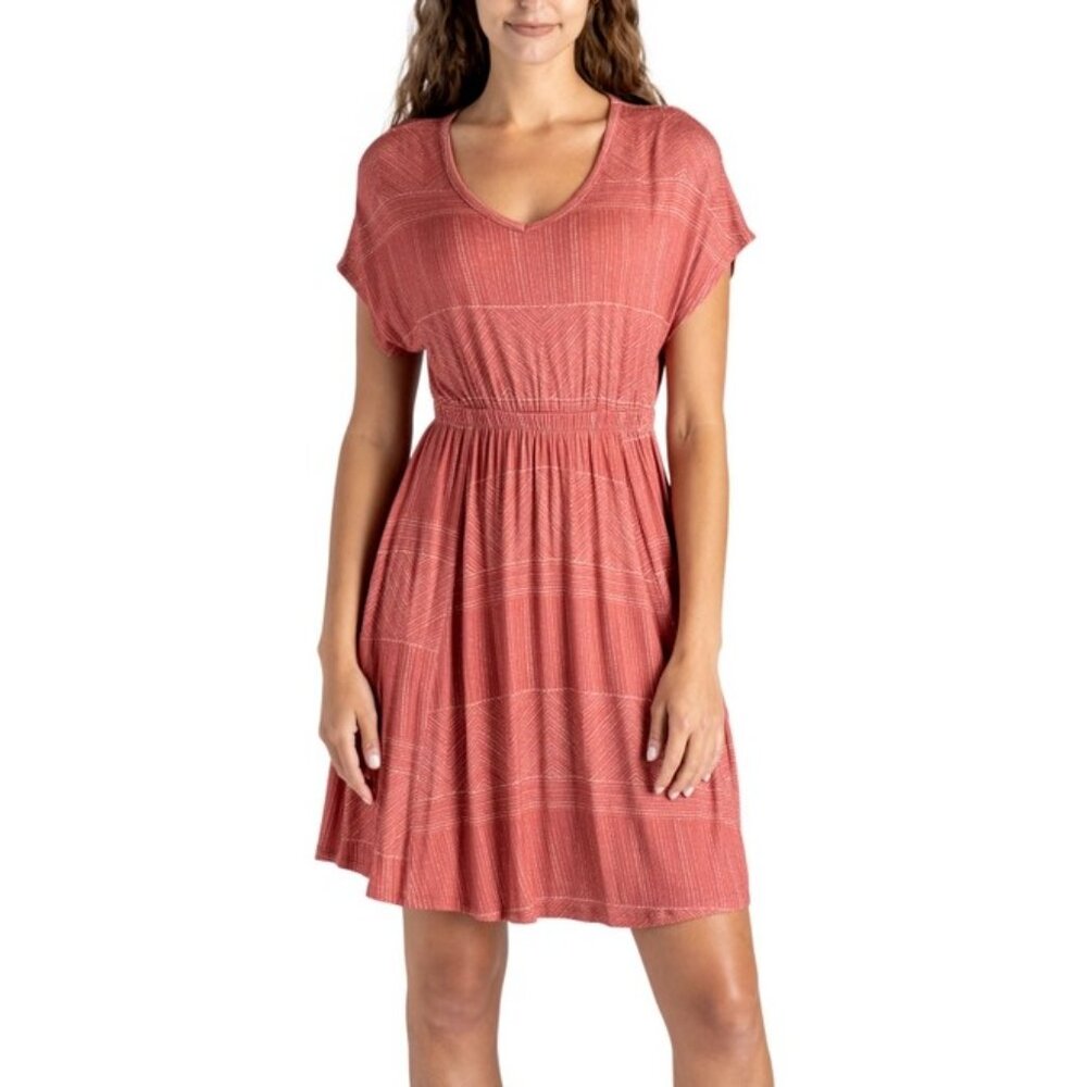 Allthreads Dress  Woven Dark Pink